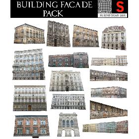 Building Facade Pack 16 3D